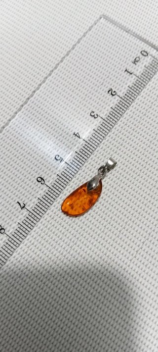 Colgante Plata 925 con Ámbar Báltico.