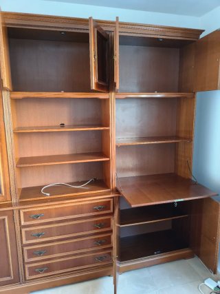 Mueble de salón de madera