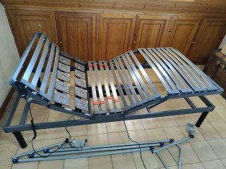 Somier Eléctrico Talos 90x200 y barra anticaida