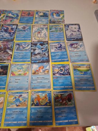 43 Cartas Pokémon Tipo Agua
