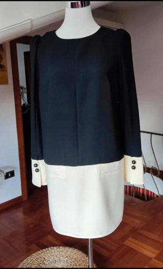 Elisabetta Franchi Vestito Donna Nero/Bianco