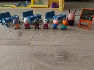 Figuras Peppa Pig Escuela