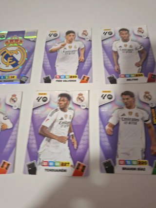 8 Cartas Real Madrid Panini Adrenalyn XL