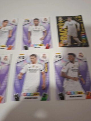 8 Cartas Real Madrid Panini Adrenalyn XL