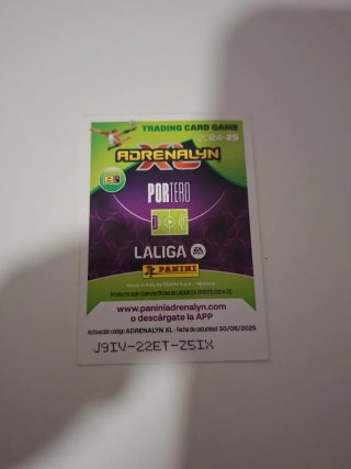 Carta Futbolista Lunin Real Madrid Panini