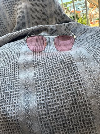 Occhiali da sole Rewop rosa e argento