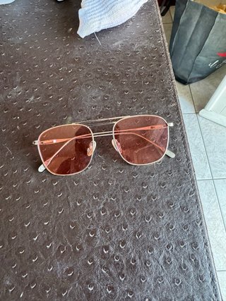 Occhiali da sole Rewop rosa e argento