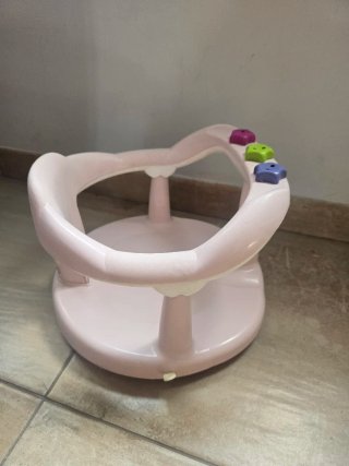Asiento Bañera Bebé Rosa