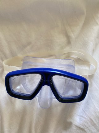 Máscara de buceo azul