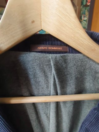 Chaqueta Adolfo Domínguez Micropana Azul XL