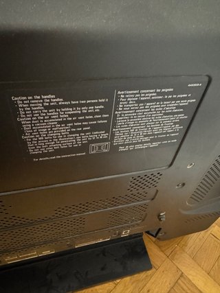Televisor Pioneer Plasma Negro
