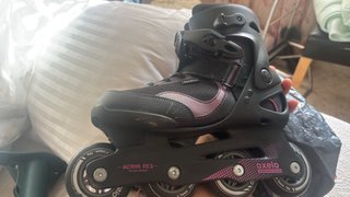 Patinete Oxelo Negro y Rosa