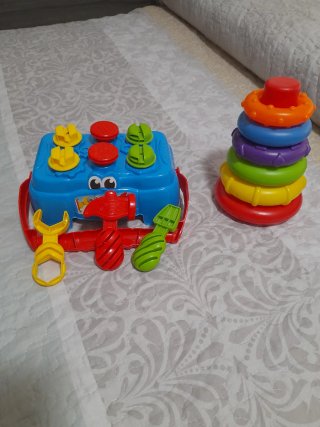 Juego de construcción y apilamiento para bebés