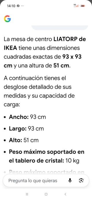 Mesa de centro de madera y cristal