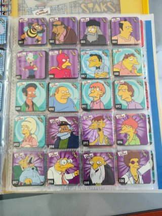 Colección Simpsons Staks Panini completa