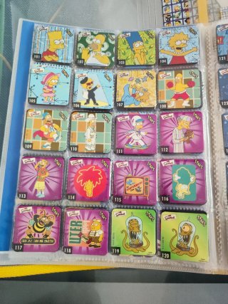 Colección Simpsons Staks Panini completa