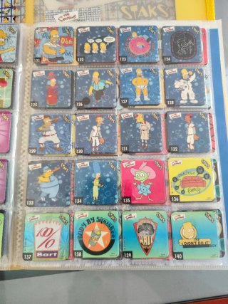Colección Simpsons Staks Panini completa