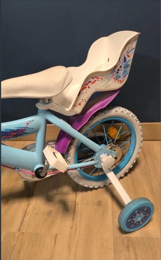 Bicicleta Frozen Niña Ruedines