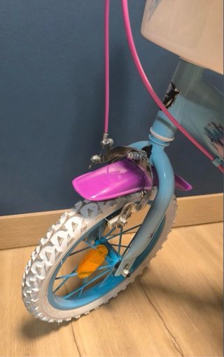 Bicicleta Frozen Niña Ruedines