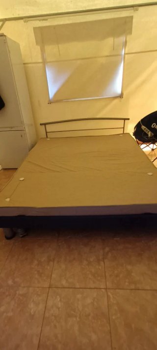 Divano letto tessuto e metallo