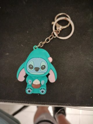 Llavero de Stitch de goma