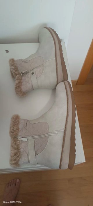 Botines media caña calentitas, con pelo. NUEVAS