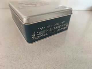 Scatola di latta Queen Elizabeth II