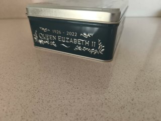 Scatola di latta Queen Elizabeth II