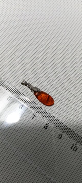 Colgante Plata 925 con Ámbar Báltico