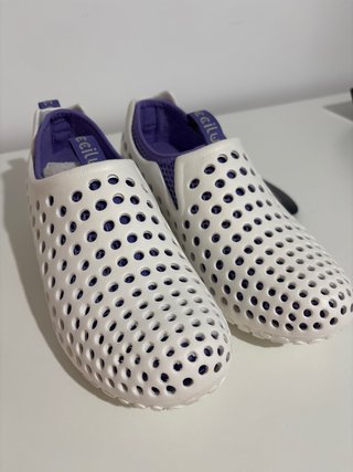 Zapatos Ccilu Blancos y Morados