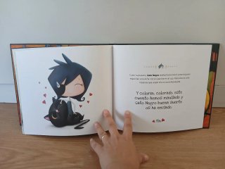 Libro infantil  Gato negro. El felino de la buena