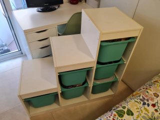 Mueble infantil blanco Trofast Ikea