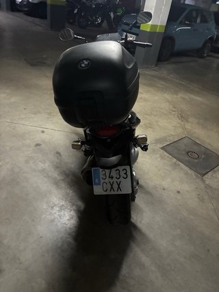 BMW F 650 Scarver Negra y Plata