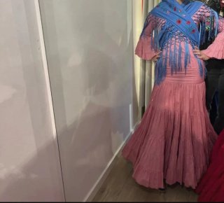 Traje Flamenca Niña Micaela Villa Talla 12