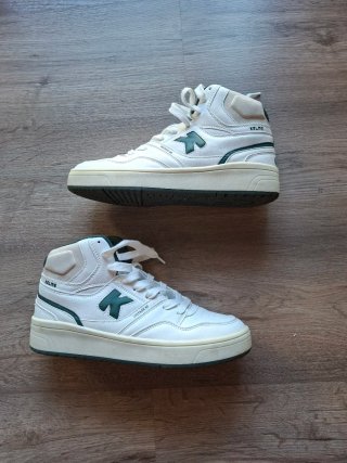 Zapatillas Kelme Vintage 90 Blancas y Verdes