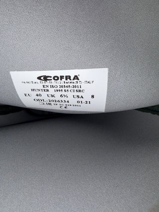 Bota Agua Cofra Hunter O4 Verde