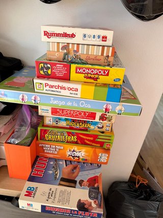 Lote de juegos de mesa infantiles y familiares