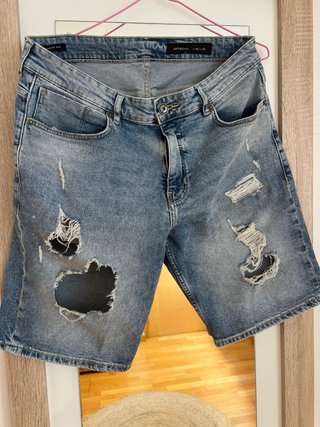 Pantalon vaquero roto hombre Lefties talla 42