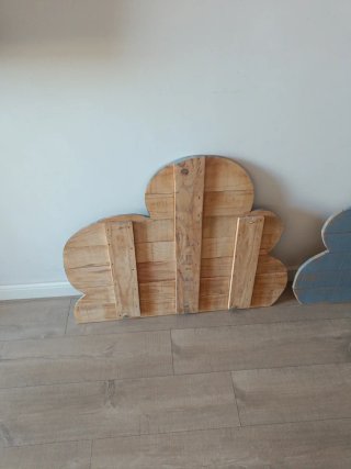 Cabeceros de madera nube