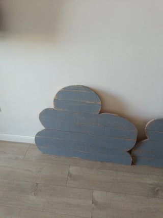 Cabeceros de madera nube