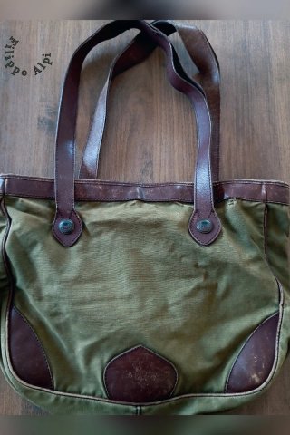 Borsa Filippo Alpi verde e marrone