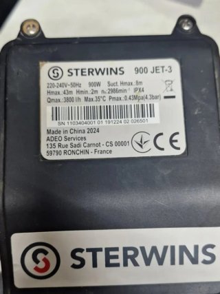Bomba de agua Sterwins 900W