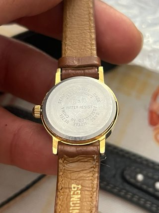 Orologio Q&Q Donna Pelle Marrone e Oro