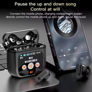 Auriculares Inalámbricos con Pantalla + Limpiador
