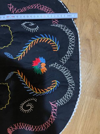 Delantal antiguo hecho a mano