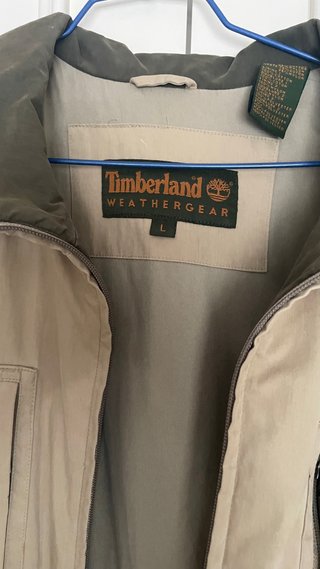 Chaqueta Timberland Hombre Beige/Verde Talla L