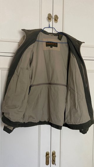 Chaqueta Timberland Hombre Beige/Verde Talla L