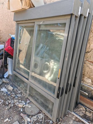 Ventana aluminio corredera 175x147