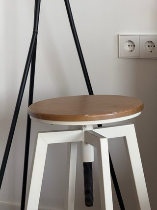 Taburete Zara Home Madera y Metal