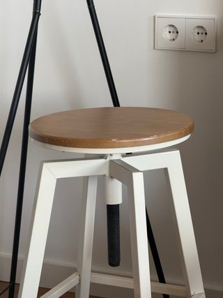 Taburete Zara Home Madera y Metal